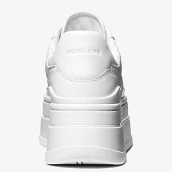 MICHAEL Michael Kors “Hayes” Snake-Embossed Platform Sneakers – Size 9 - Picture 2 of 4